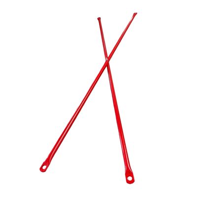 Entretoises croisées d'échafaudage en acier galvanisé rouge de 20MM