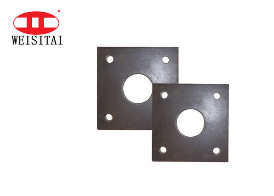 120*120*8 Plaque de base d'échafaudage en acier carré lourd